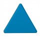 Magnet Dreieck, blau